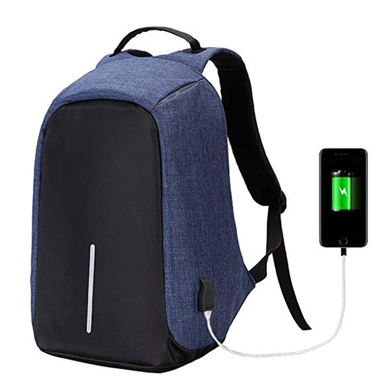Anti-Theft Backpack with USB Charging Port Handbags & Wallets - DailySale