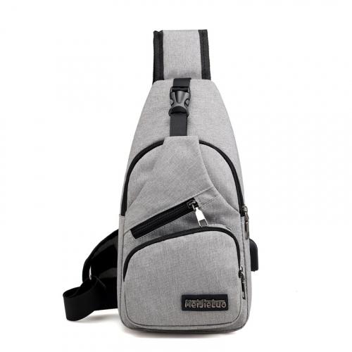 Anti-theft Sling Backpack With Charging Port Bags & Travel Gray - DailySale