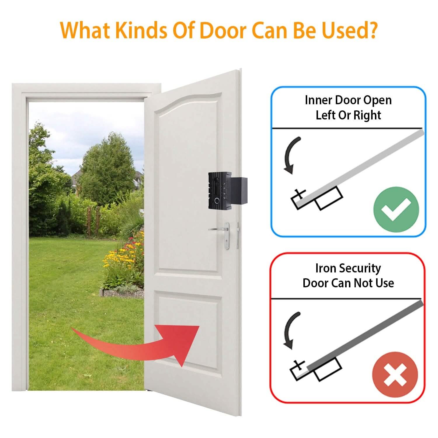 Anti Theft Video Doorbell Door Mount Fit for Most Doorbell Camera Accessories Smart Home & Security - DailySale