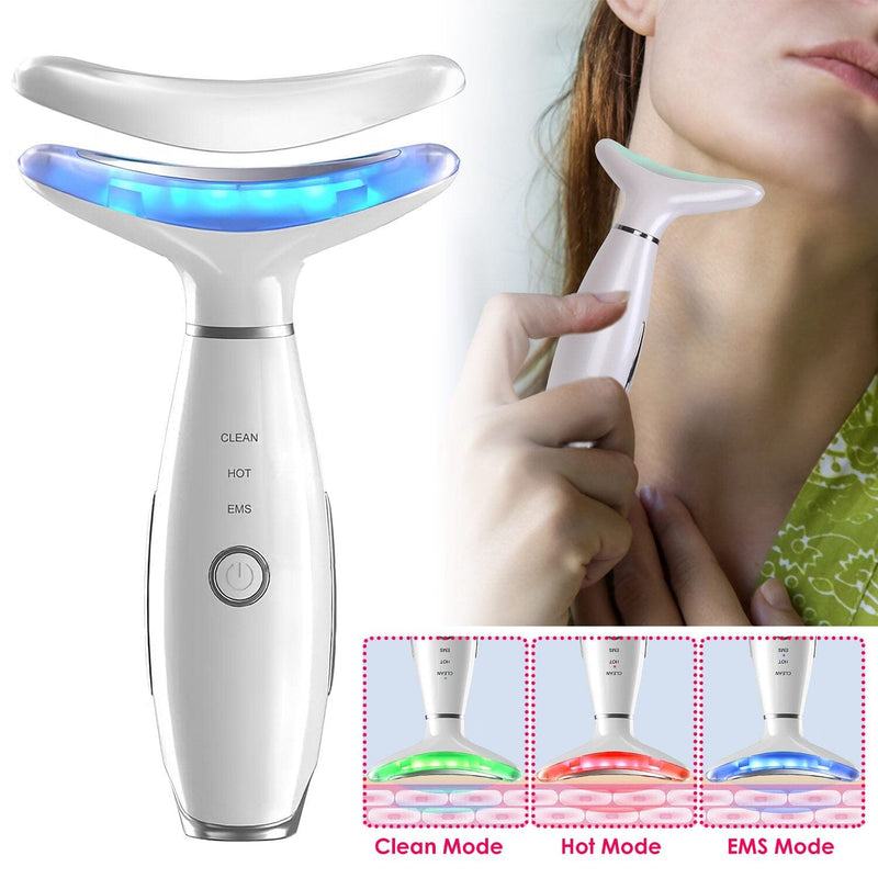 Anti Wrinkles Face Neck Massager Double Chin Reducer Beauty & Personal Care - DailySale