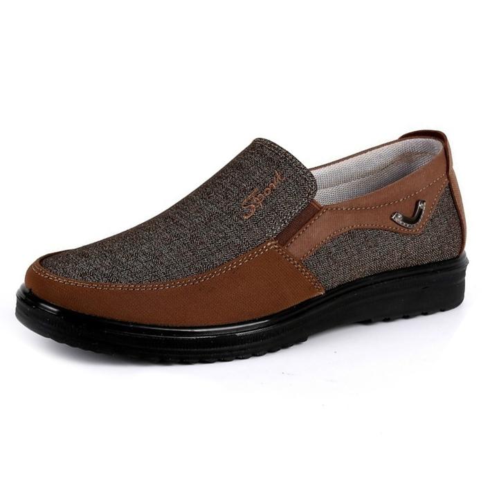 Antiskid Slip On Loafer Shoes Men's Clothing US6 Coffee - DailySale