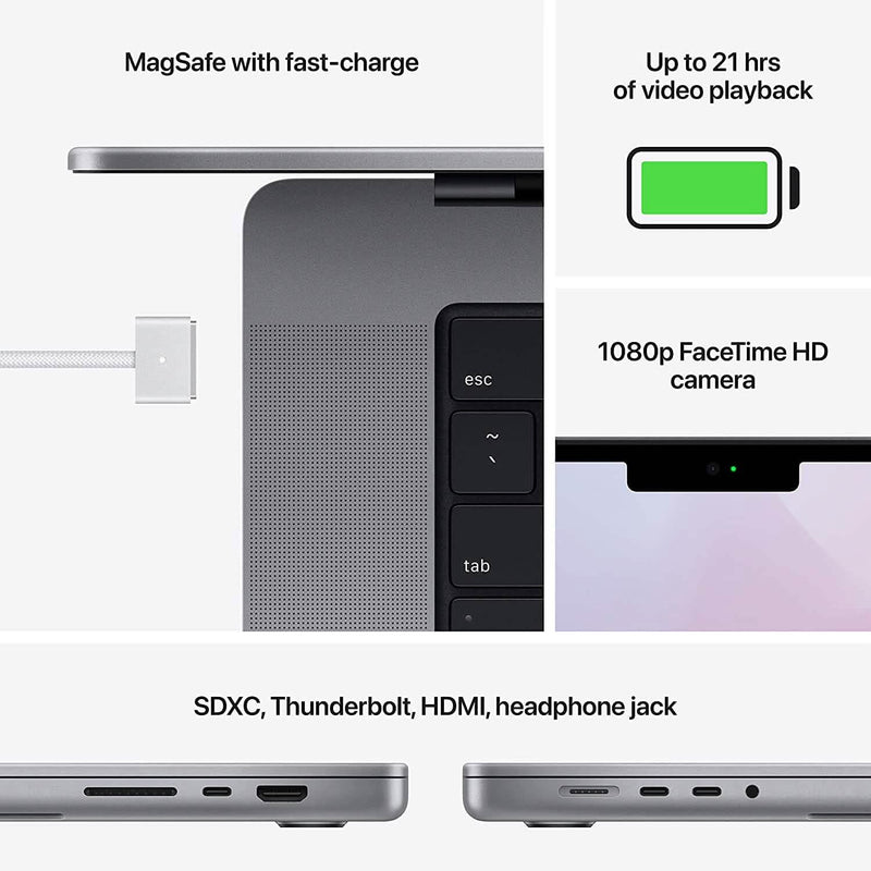 Apple 2021 MacBook Pro MK193LL/A A2485 16.2-Inch 16GB 512GB (Refurbished) Laptops - DailySale