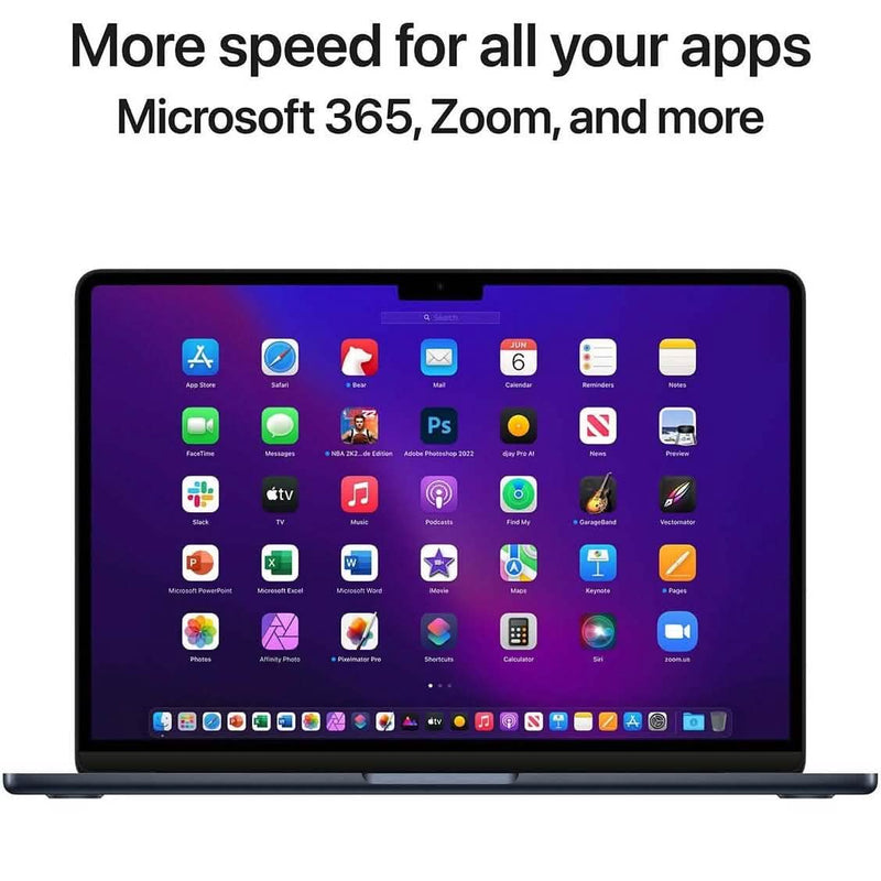 Apple 2022 MacBook Air Laptop with M2 chip 13.6" 8GB 256GB MLY33LL/A (Refurbished) Laptops - DailySale