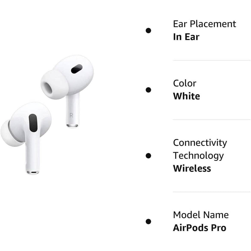 Apple Airpods Pro 2nd Gen Noise Cancelling (Refurbished) Headphones - DailySale