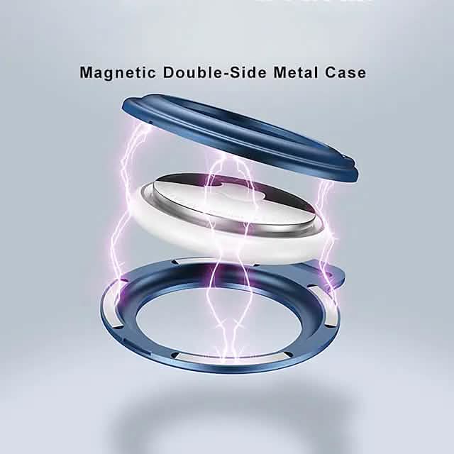 Apple Airtag Magnetic Case with Keychain Mobile Accessories - DailySale