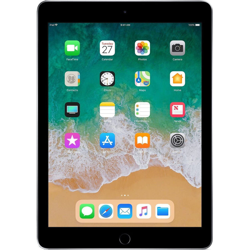 Apple iPad 6th Gen Wi-Fi 128GB Space Gray - (Refurbished) Tablets - DailySale