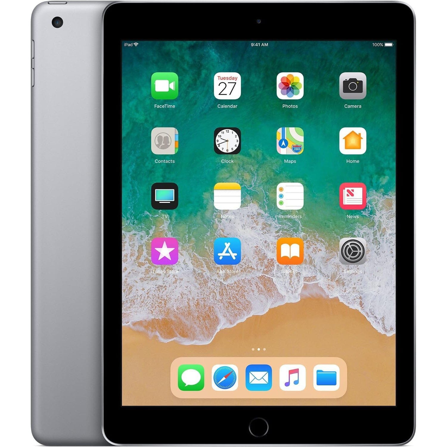 Apple iPad 6th Gen Wi-Fi 128GB Space Gray - (Refurbished) Tablets - DailySale