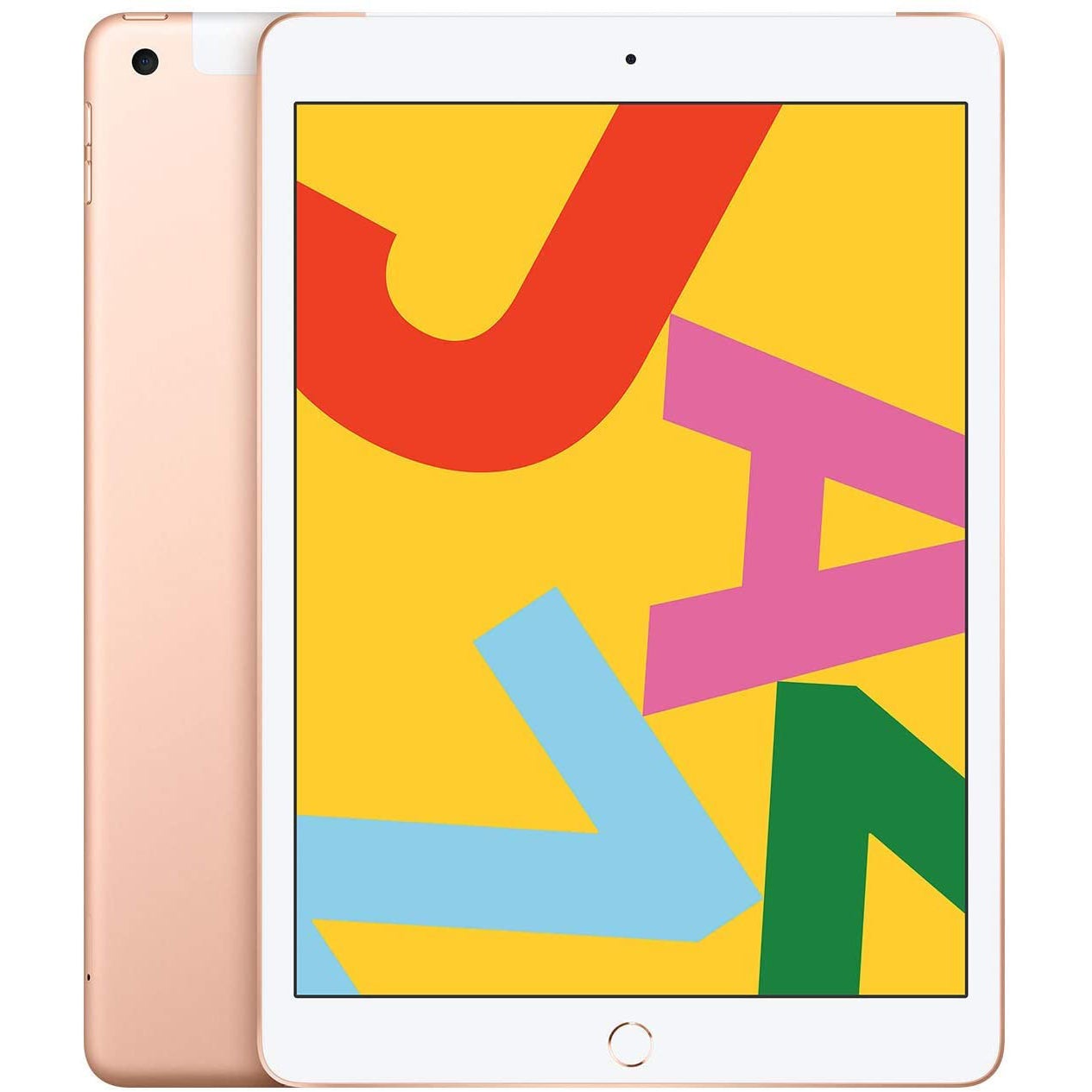 Apple iPad 7th Generation 10.2-Inch - WiFi + 4G LTE Cellular - Fully Unlocked Tablets 32GB Gold - DailySale