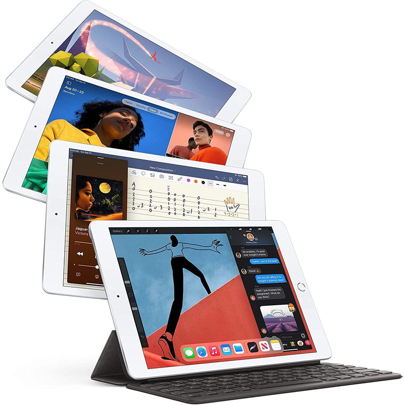 Apple iPad 8th Generation 10.2-inch Wi-Fi 32GB (Refurbished) Tablets - DailySale