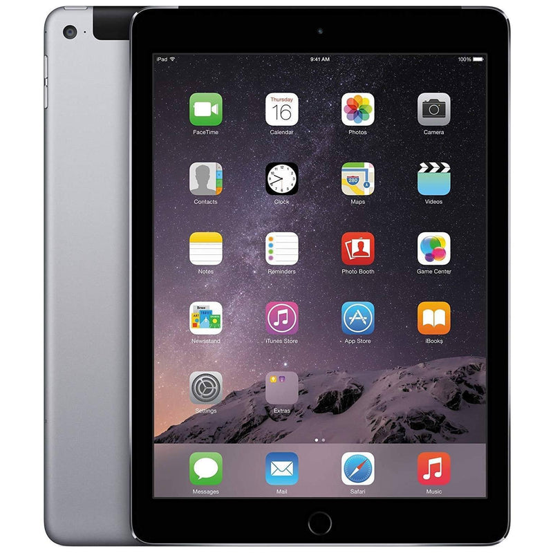 Apple iPad Air 2 Wi-Fi + Cellular 4G LTE - Fully Unlocked (Refurbished