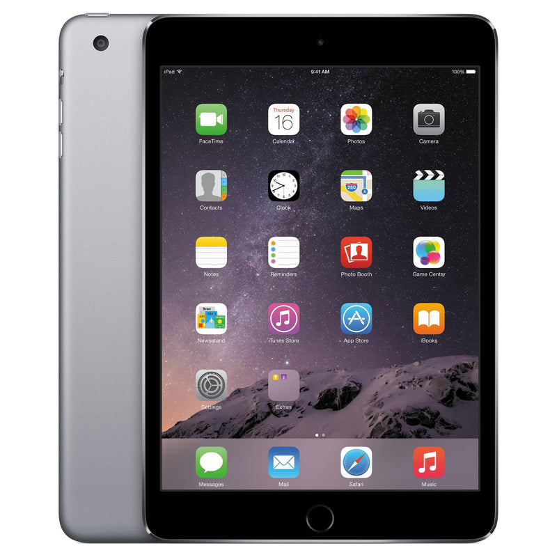 Apple iPad Mini 3 WiFi + 4G LTE Cellular - Fully Unlocked Tablets 16GB Gray - DailySale