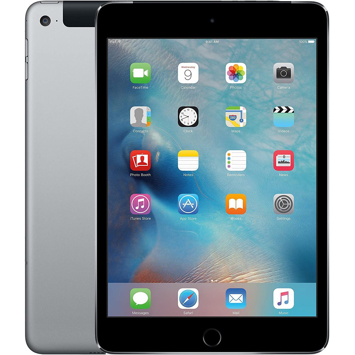 Apple iPad Mini 4 WiFi + Cellular 4G LTE - Fully Unlocked Tablets 16GB Gray - DailySale