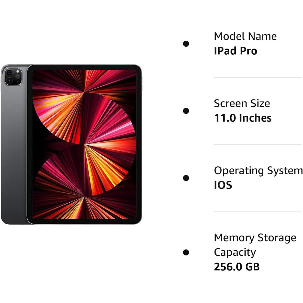 Apple iPad Pro 11-inch 3rd Gen (Wi-Fi + Cellular , 256GB) - Space Gray