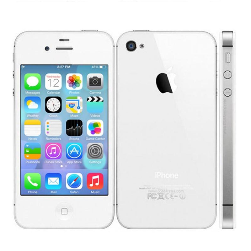 Apple IPhone 4S - Assorted Colors & Sizes Phones & Accessories Unlocked White 8GB - DailySale