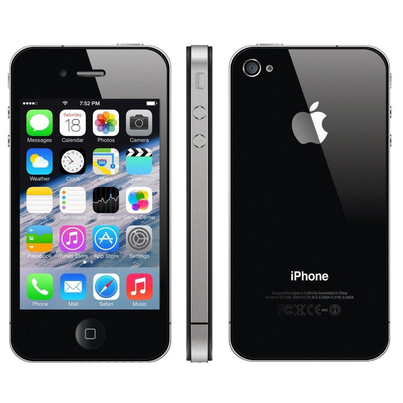 Apple iPhone 4S Factory Unlocked - Assorted Colors and Sizes Phones & Accessories 8GB Black - DailySale
