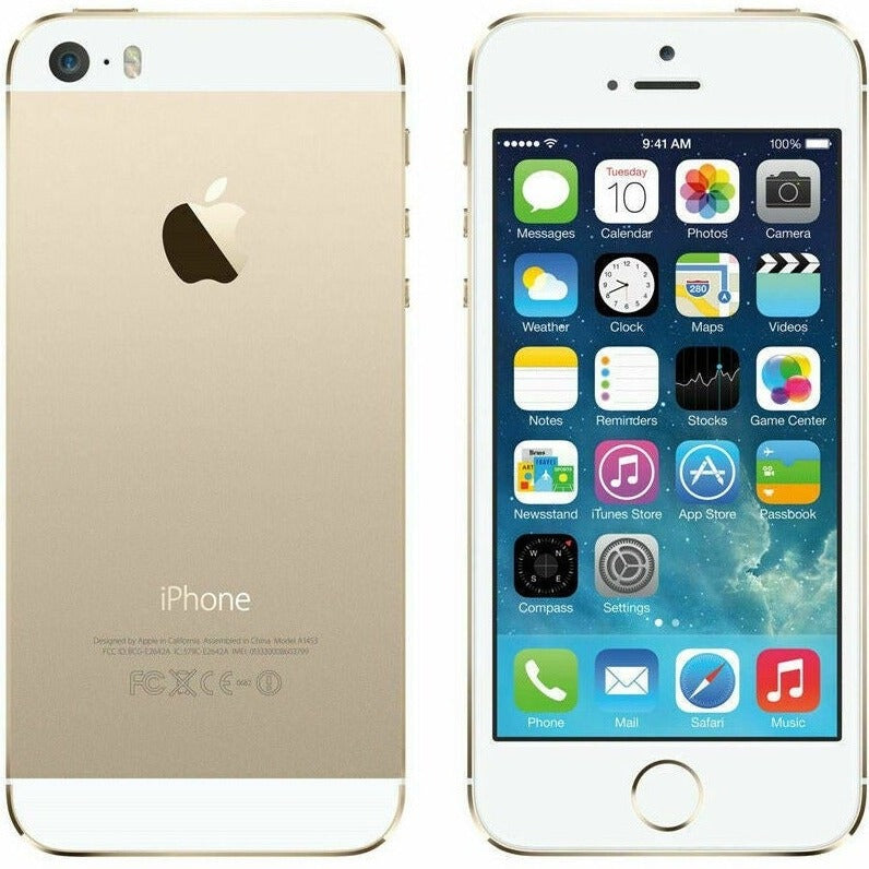 Apple iPhone 5S Silver - Fully Unlocked Cell Phones 16GB Gold - DailySale