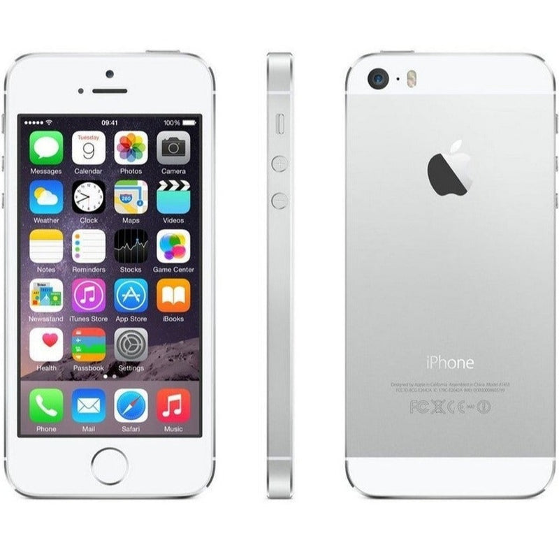 Apple iPhone 5S Silver - Fully Unlocked Cell Phones 16GB Silver - DailySale