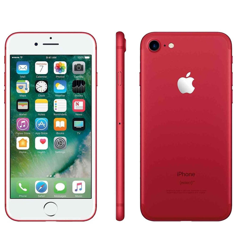 Apple iPhone 7 Fully Unlocked - Assorted Colors and Sizes Phones & Accessories 128GB Red - DailySale