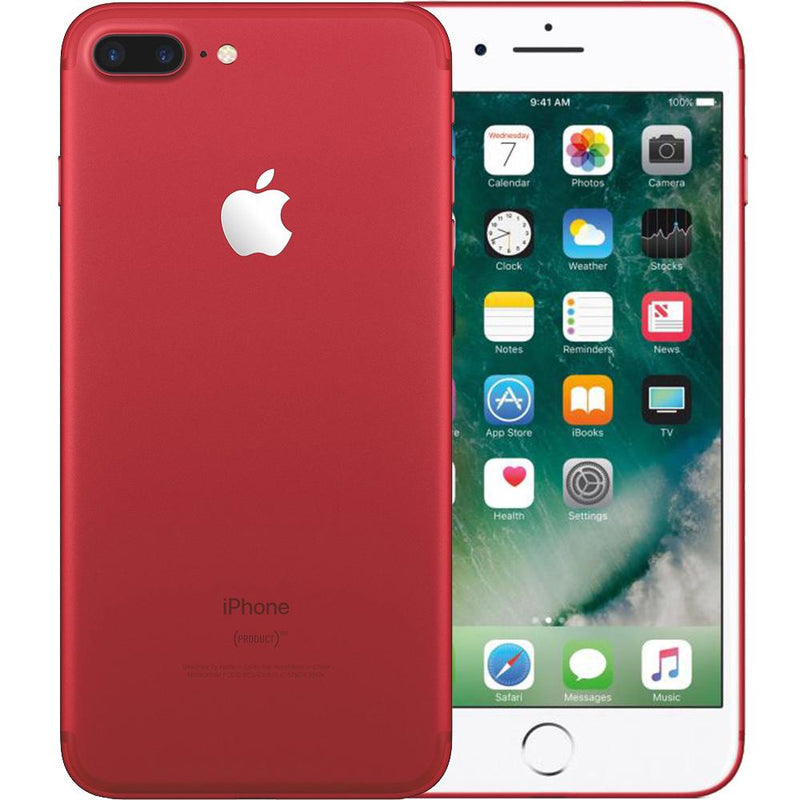 Apple iPhone 7 Plus for AT&T Cricket & H2O Cell Phones Red 128GB - DailySale