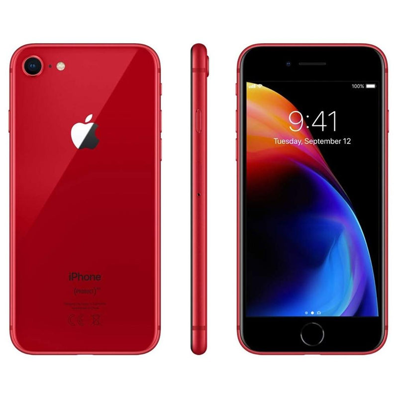 Apple iPhone 8 GSM Unlocked Phones & Accessories Red - DailySale