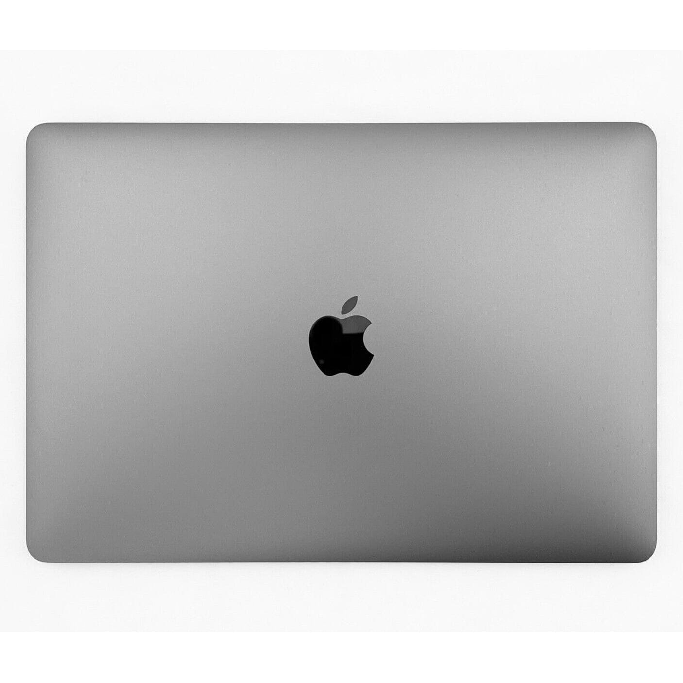 Top view of Apple MacBook Pro 13-inch 2022 MNEH3LL/A M2 Chip Space Gray (Refurbished) shown with screen folded close