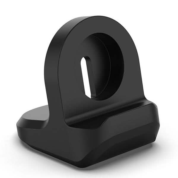 Apple Watch iWatch Silicone Charging Station Stand Smart Watches Black - DailySale