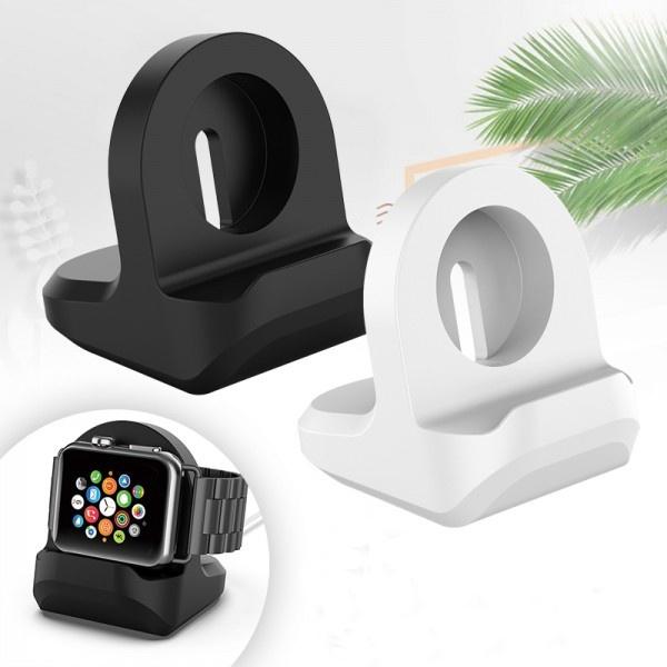 Apple Watch iWatch Silicone Charging Station Stand Smart Watches - DailySale