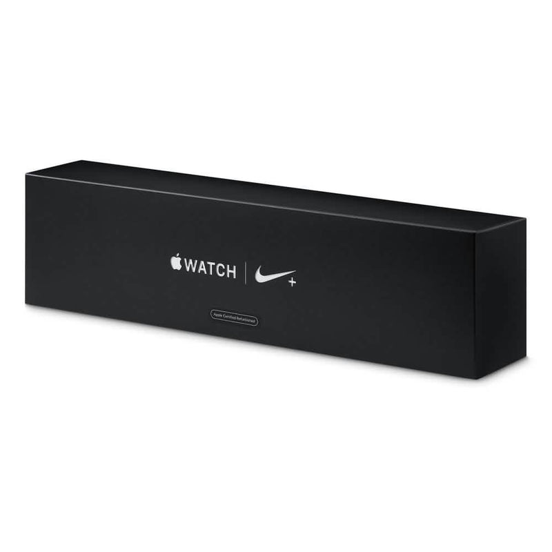Apple Watch Nike Series 5 (GPS) 44mm Silver Aluminum Case with Pure Platinum/Black Nike Sport Band Smart Watches - DailySale
