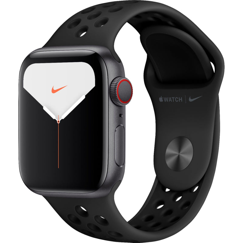 Apple Watch Nike Series 5 (GPS + Cellular) 40mm with Anthracite/Black Nike Sport Band Smart Watches - DailySale