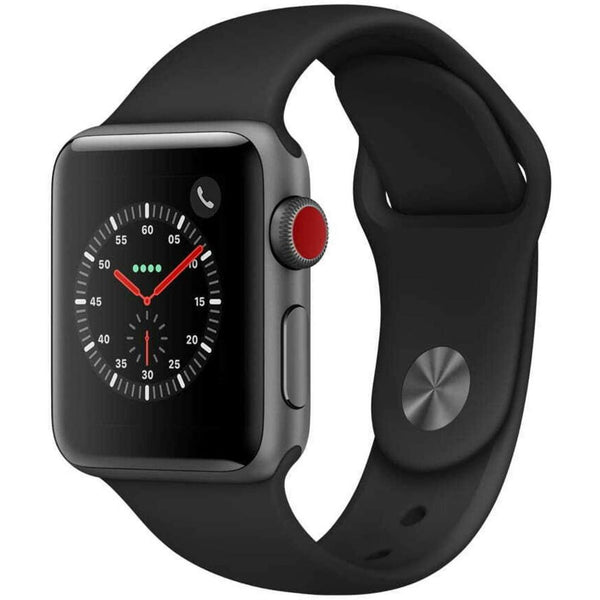 Apple Watch Series 3 GPS + Cellular 4G Smart Watches Black 38MM - DailySale
