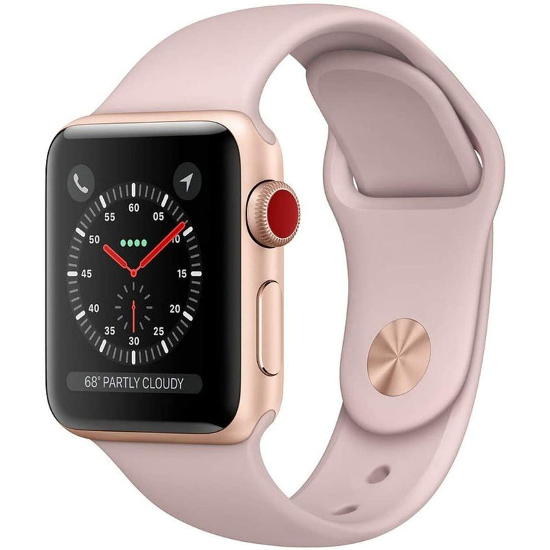 Apple Watch Series 3 GPS + Cellular 4G Smart Watches Pink 38MM - DailySale