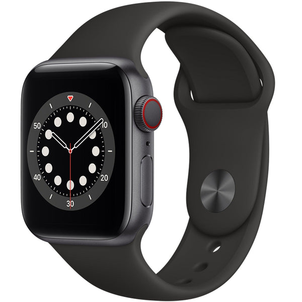 Apple Watch Series 6 GPS + Cellular 4G Smart Watches Black 40mm - DailySale