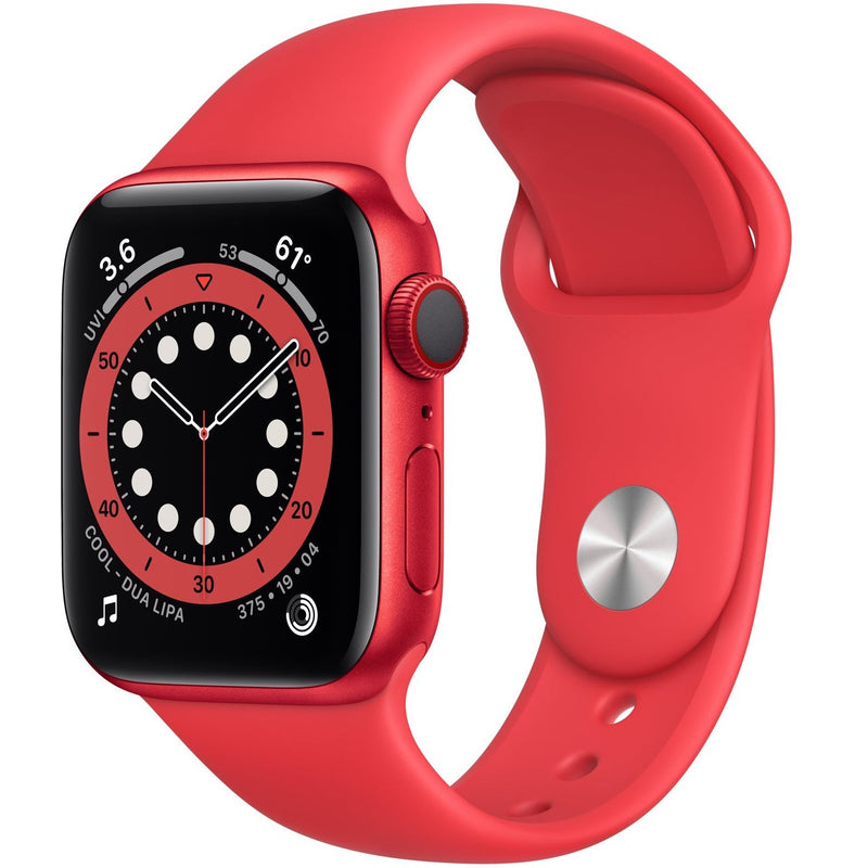 Apple Watch Series 6 GPS + Cellular 4G Smart Watches Red 40mm - DailySale