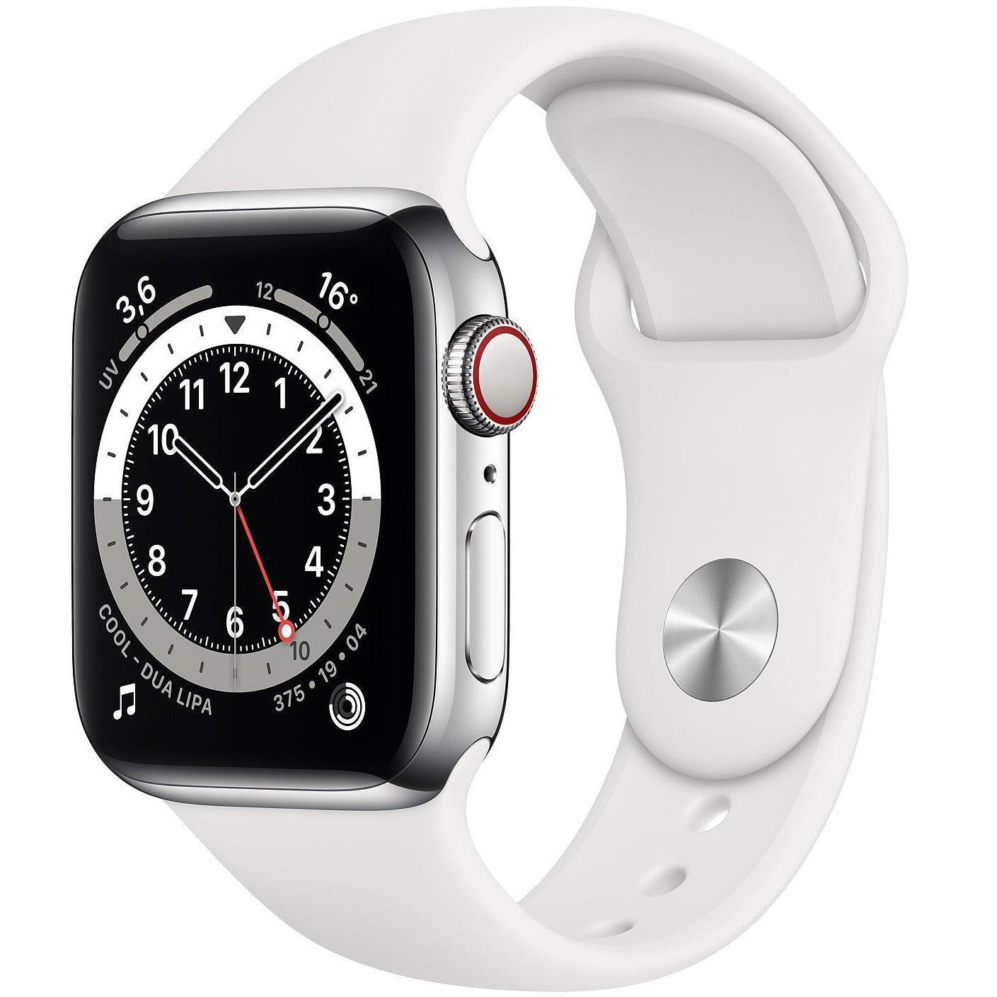 Apple Watch Series 6 GPS + Cellular 4G Smart Watches White 40mm - DailySale