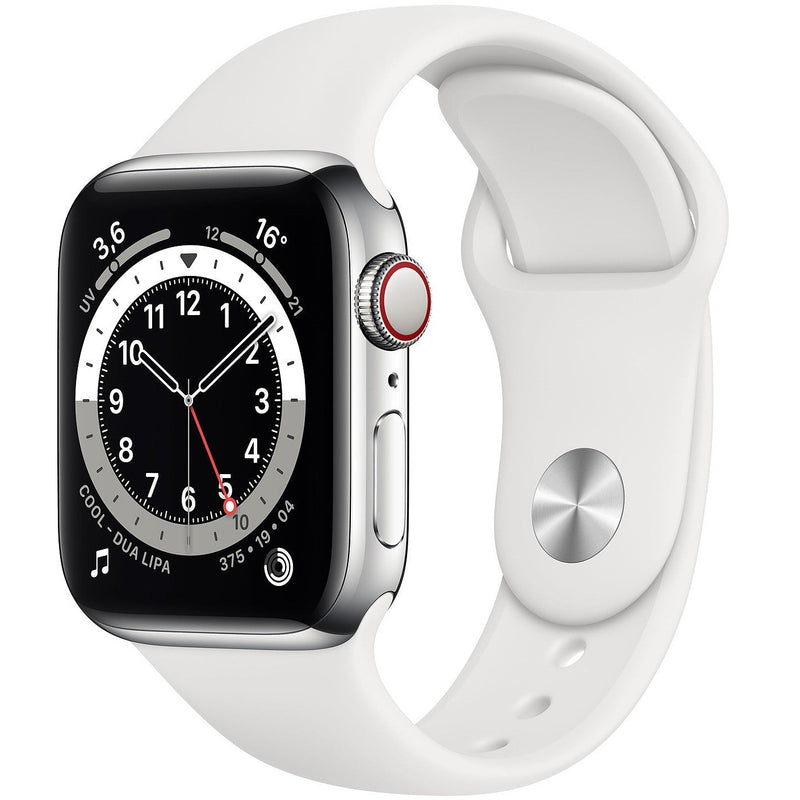 Apple Watch Series 6 GPS + Cellular 4G Smart Watches White 40mm - DailySale