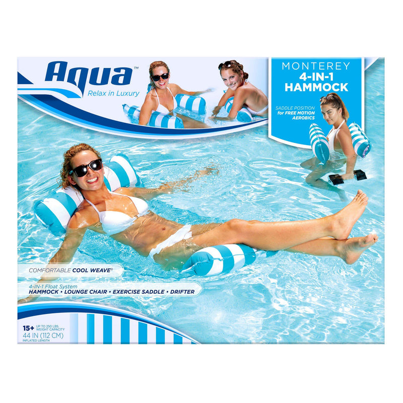 Aqua Leisure 4-In-1 Monterey Hammock Pool Float Sports & Outdoors - DailySale