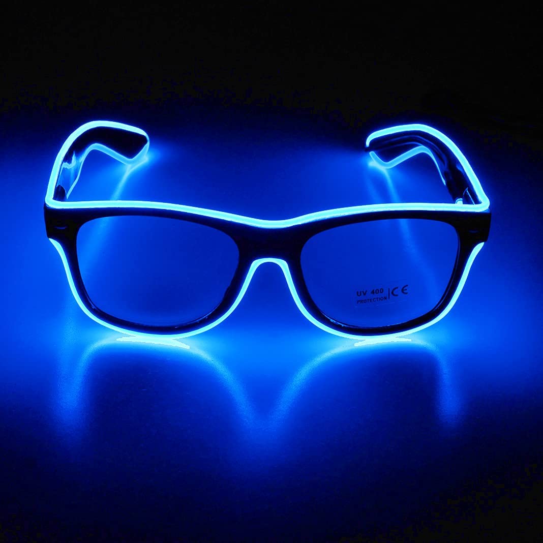 Aquat Light up EL Wire Neon Rave Glasses Men's Shoes & Accessories - DailySale