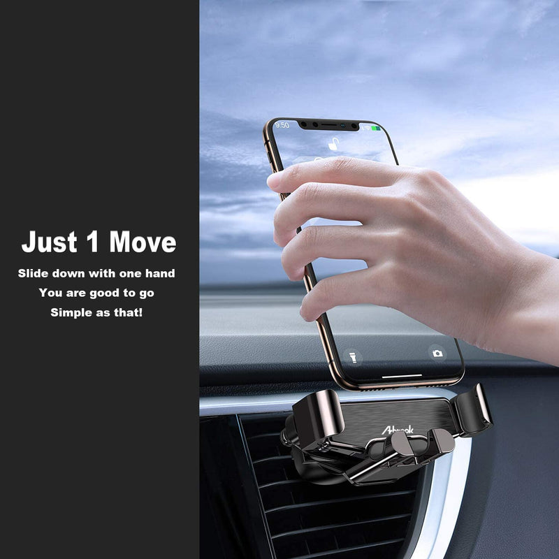 AINOPE Phone Holders for Your Car Vent 2024 Upgrade Gravity Car Phone  Holder Mount for iPhone with Newest Air Vent Clip Auto Lock Cell Phone Car  Mount