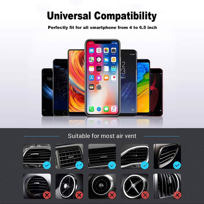 Arbrook Car Phone Mount, Gravity Air Vent Cell Phone Holder Automotive - DailySale