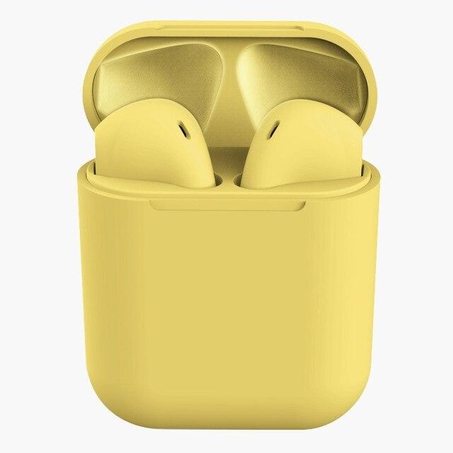 Arenaceous Matt Colored Ear Buds - Assorted Colors Headphones & Speakers Yellow - DailySale