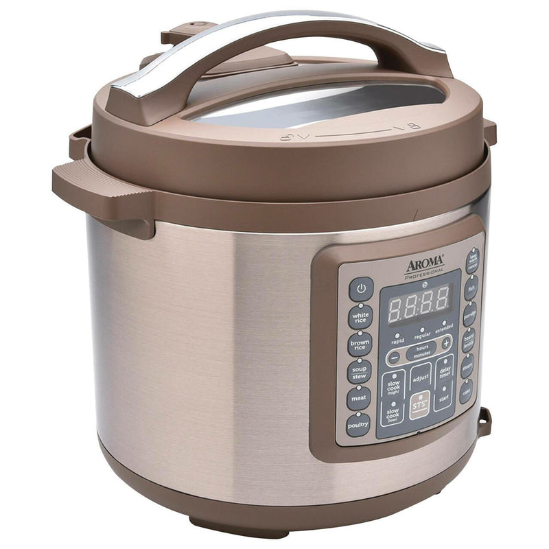 Aroma Housewares Professional MTC-8016 Digital Pressure Cooker 6 quart Kitchen Appliances - DailySale