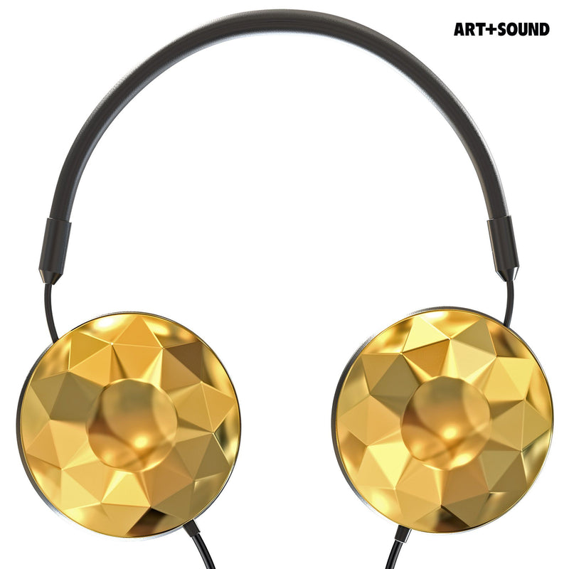 Art & Sound Faceted On-Ear Wired Headphones Headphones & Audio - DailySale