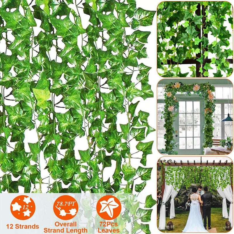 Artificial Ivy Leaves 78.7 Ft. Garden & Patio - DailySale