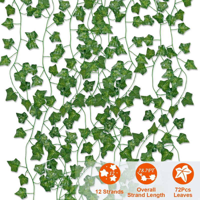 Artificial Ivy Leaves 78.7 Ft. Garden & Patio - DailySale