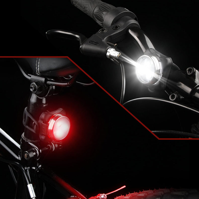 Ascher USB Rechargeable Bike Light Set Sports & Outdoors - DailySale