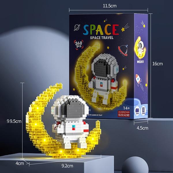Astronaut Building Blocks LED Glowing Toys Toys & Games - DailySale