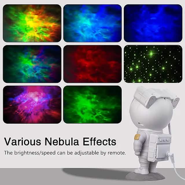 Astronaut Galaxy Starry Sky Projector with Timer Remote Indoor Lighting - DailySale