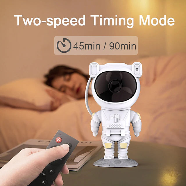 Astronaut Galaxy Starry Sky Projector with Timer Remote Indoor Lighting - DailySale