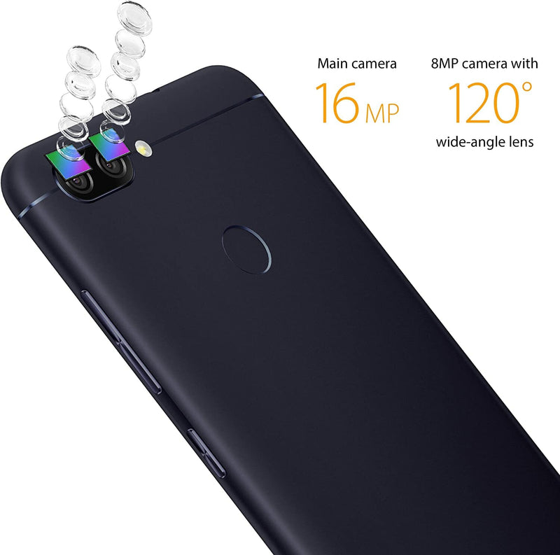 ASUS ZenFone Max Plus 5.7", Blue 32GB Storage (Refurbished) Cell Phones - DailySale