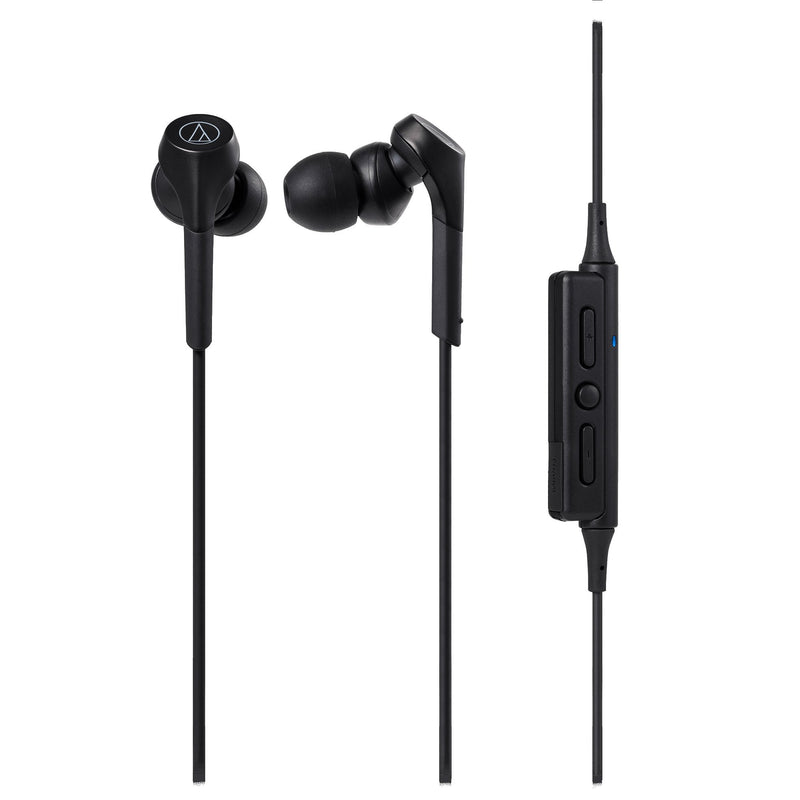 ATH-CKS550XBT Solid Bass Dynamic Bluetooth Wireless In-Ear Headphones with Mic Headphones & Audio - DailySale